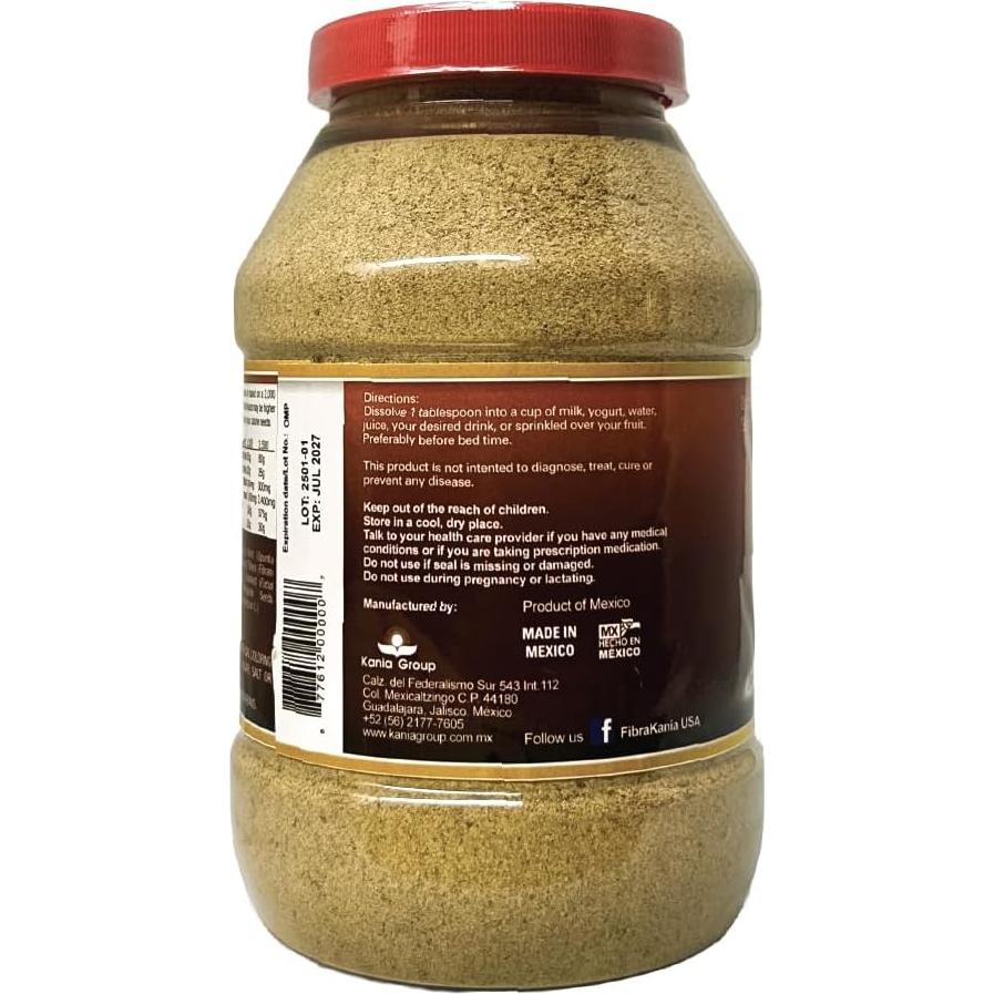 Polvo de Fibra Natural Kania 651g - Control de Estreñimiento