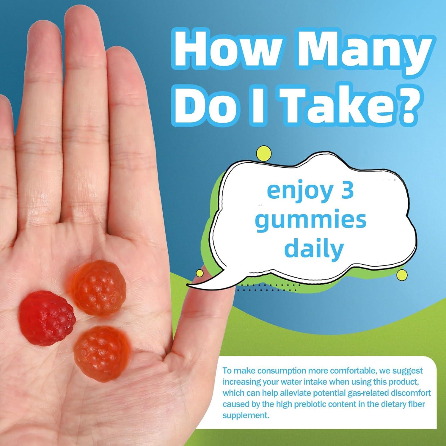 Gomas de Fibra AFXMATE Veganas 120 Conteo Sin Azúcar