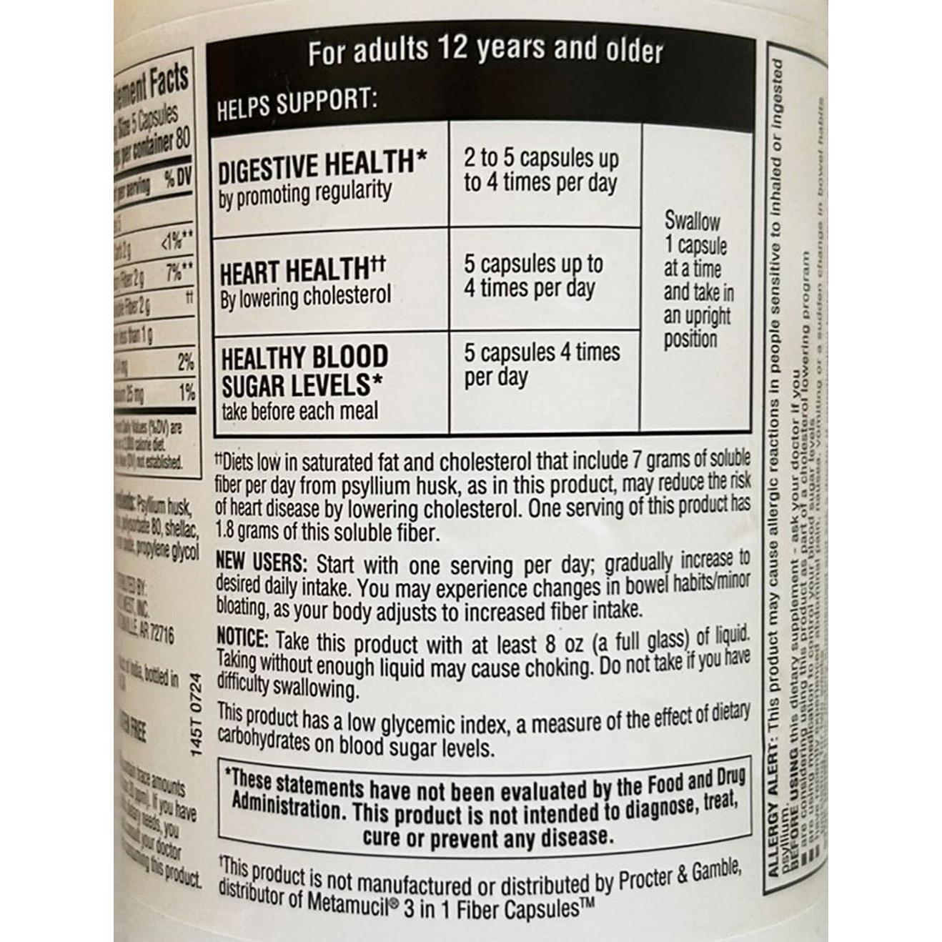 Cápsulas de fibra Member's Mark 2 Pack 400 unidades