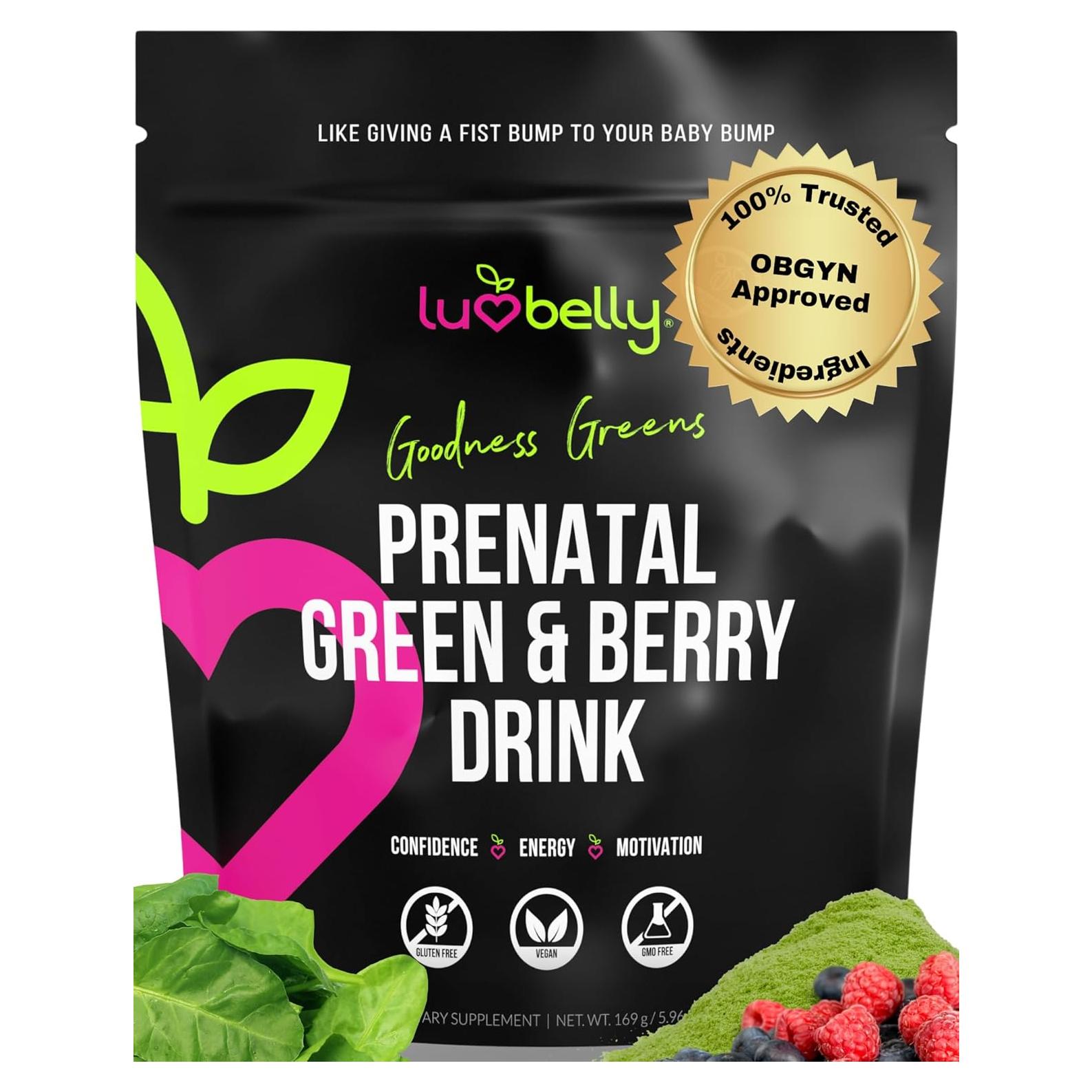 Polvo de Verduras Prenatales LuvBelly - 24 Porciones Orgánicas