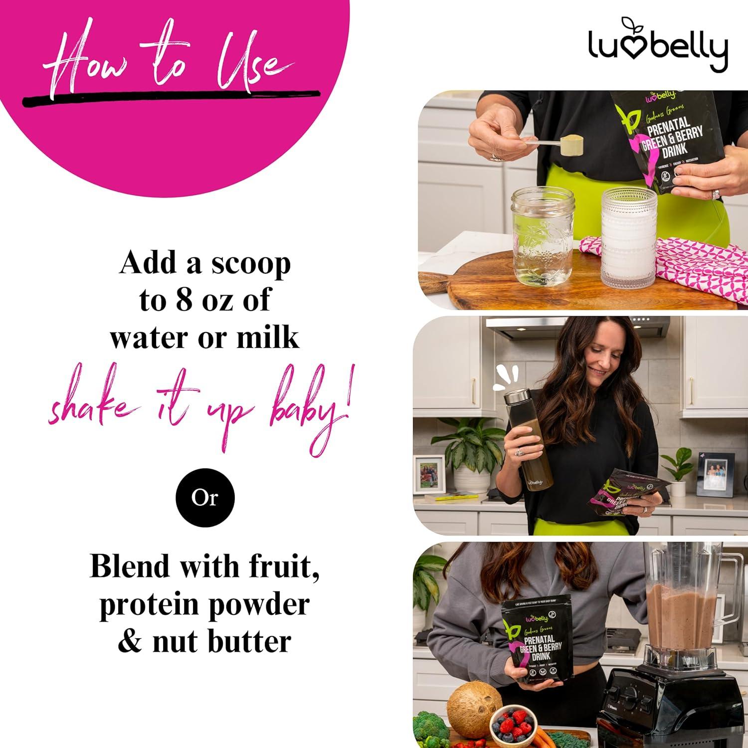 Polvo de Verduras Prenatales LuvBelly - 24 Porciones Orgánicas