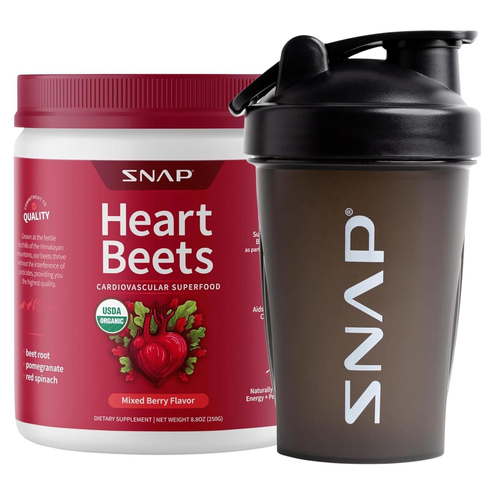 Suplemento Corazón de Remolacha Snap 30 Porciones Sabor Frutos Rojos