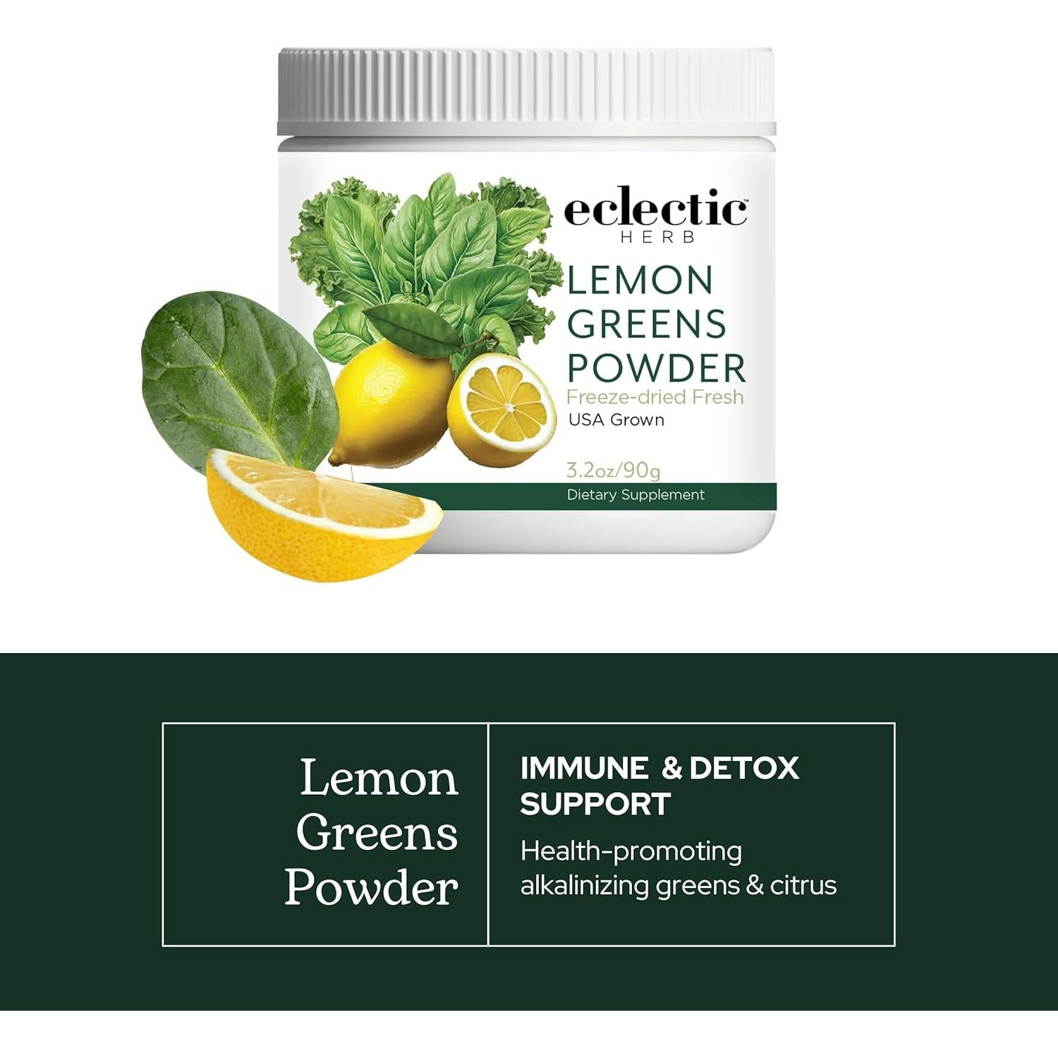 Suplemento en Polvo de Verduras Liofilizadas Eclectic Herb 90g