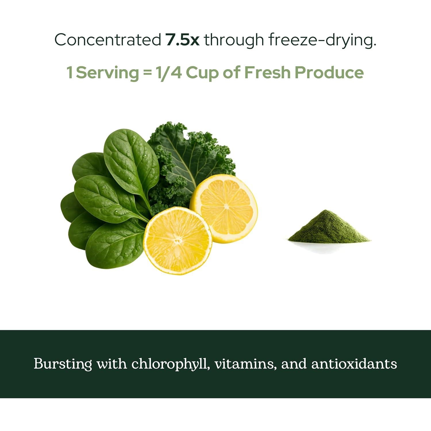 Suplemento en Polvo de Verduras Liofilizadas Eclectic Herb 90g