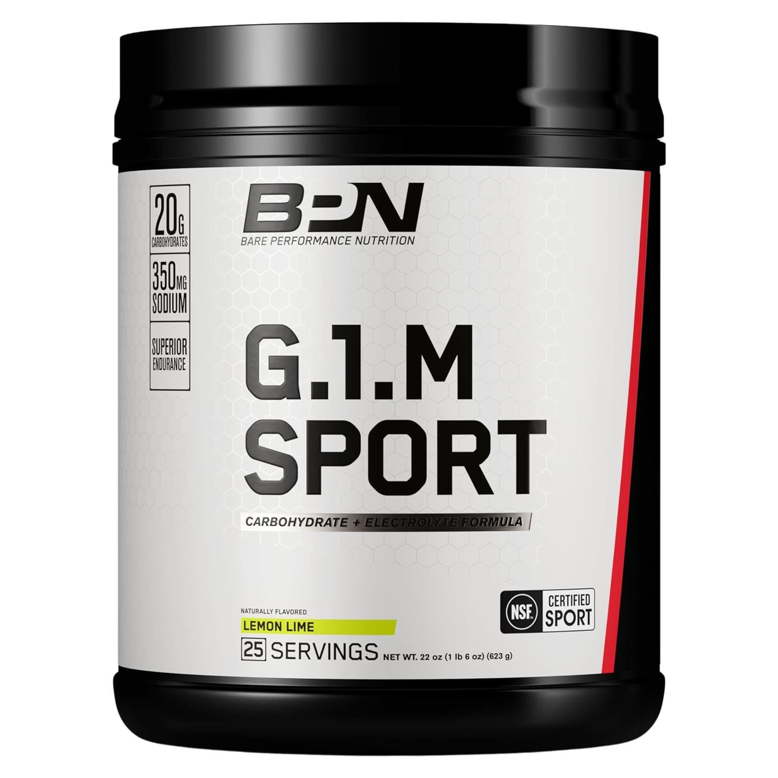 BPN G.1.M Sport Limón Lima - Combustible Entrenamiento 25 Porciones