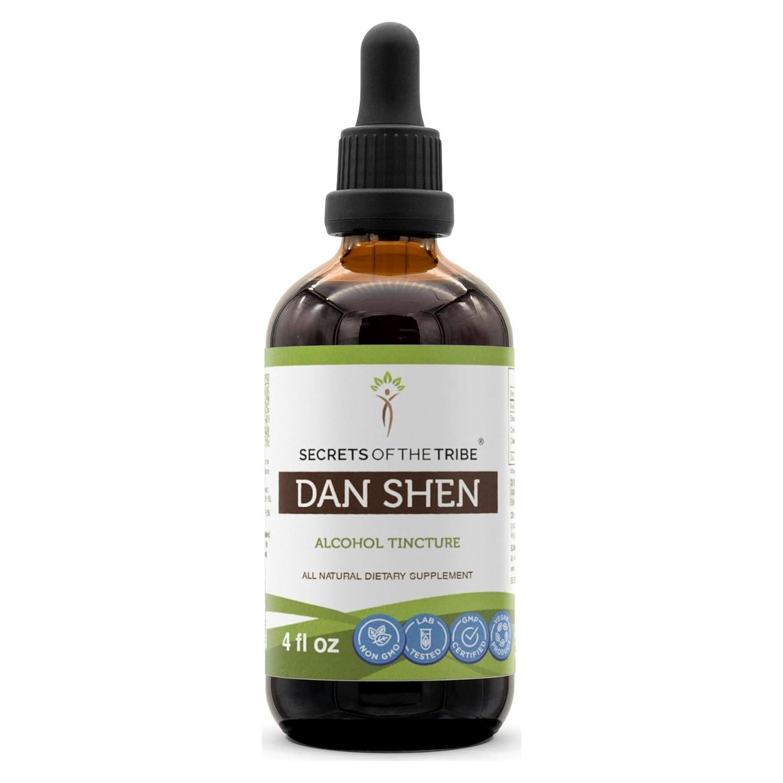 Extracto de Alcohol de Dan Shen 118.29 ml - Secretos de la Tribu