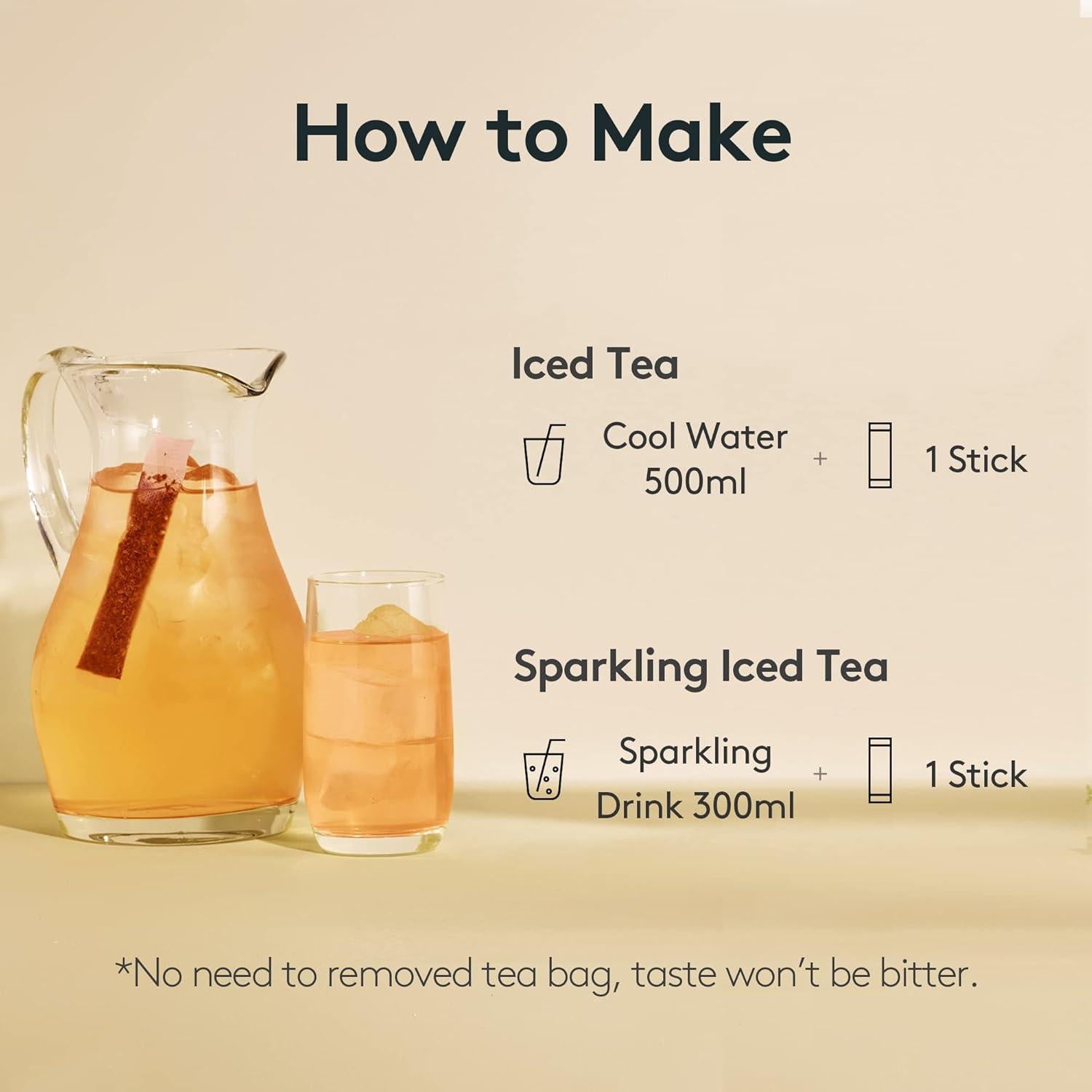 Té Rooibos Frío OSULLOC 20 Stick 40g Sin Cafeína