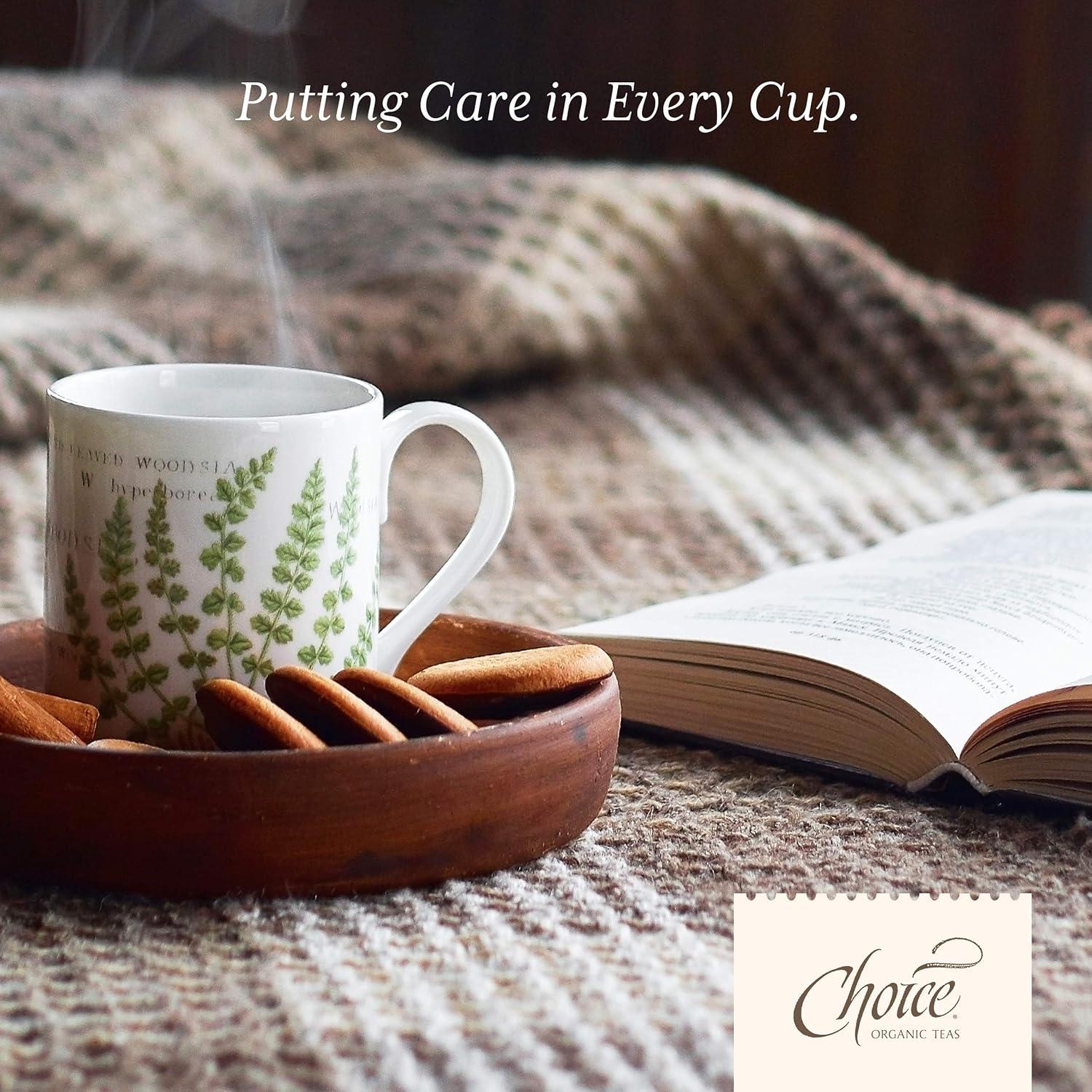 Té Rooibos Orgánico Choice Organics - 96 Bolsitas - Sin Cafeína