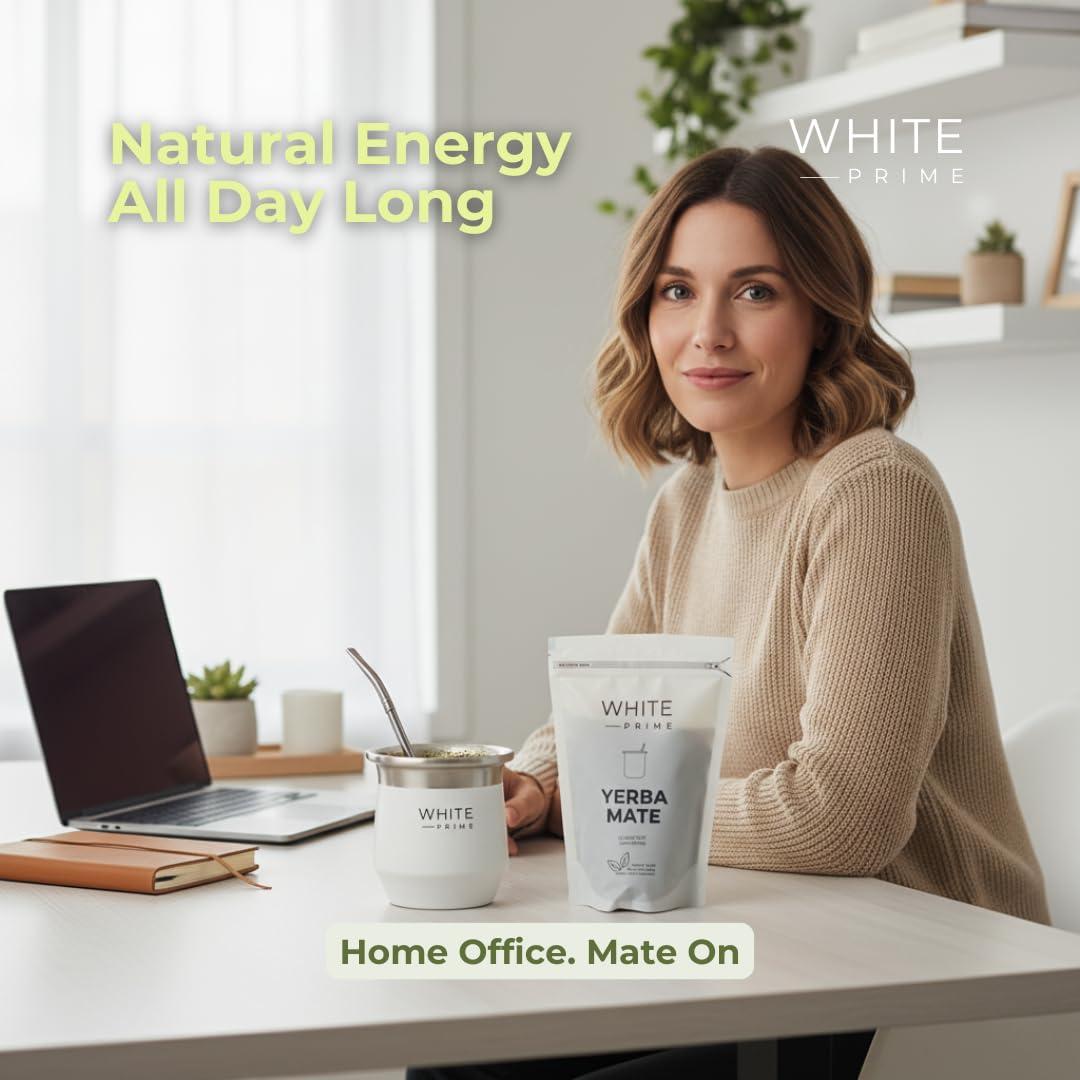 Yerba Mate Clásica con Palos WHITE Prime 250g - 100% Natural