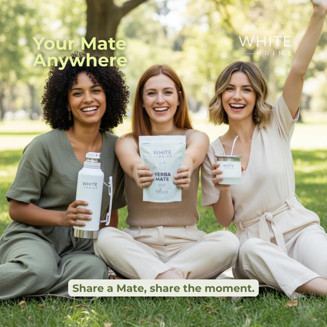 Yerba Mate Clásica con Palos WHITE Prime 250g - 100% Natural