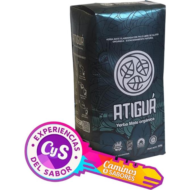 Té de Yerba Mate Orgánico Atiguá 500g - Sin Ahumado, Natural