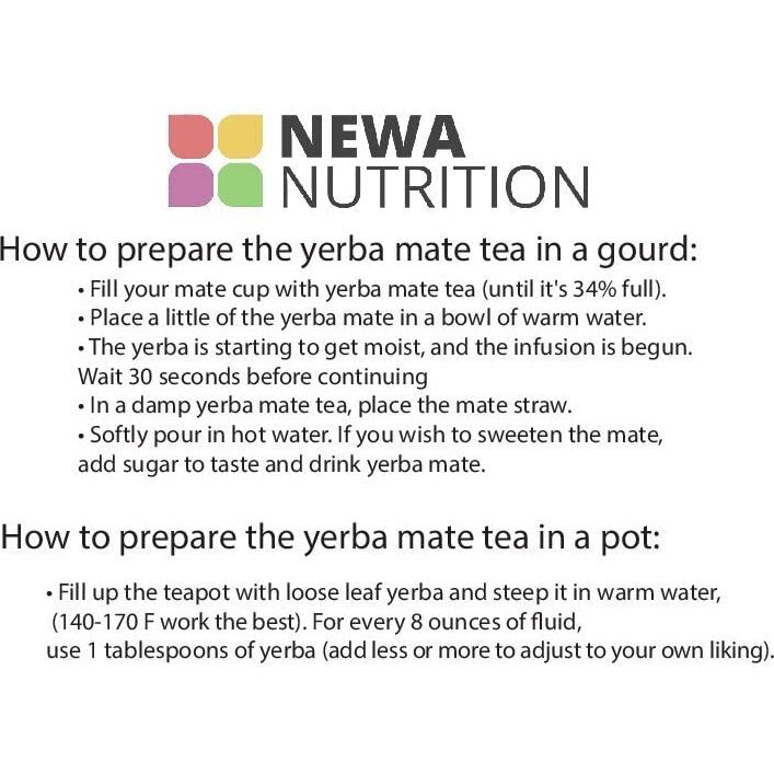 Yerba Mate Orgánica Newa Nutrition 910g Sin Sabor Paraguay
