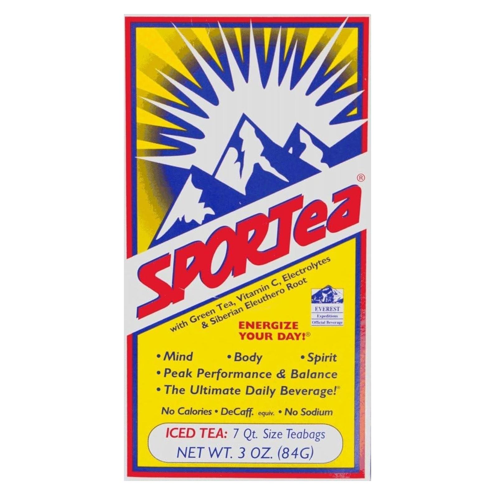 Bebida Energética Natural SPORTea Iced - 7 Bolsitas de Té