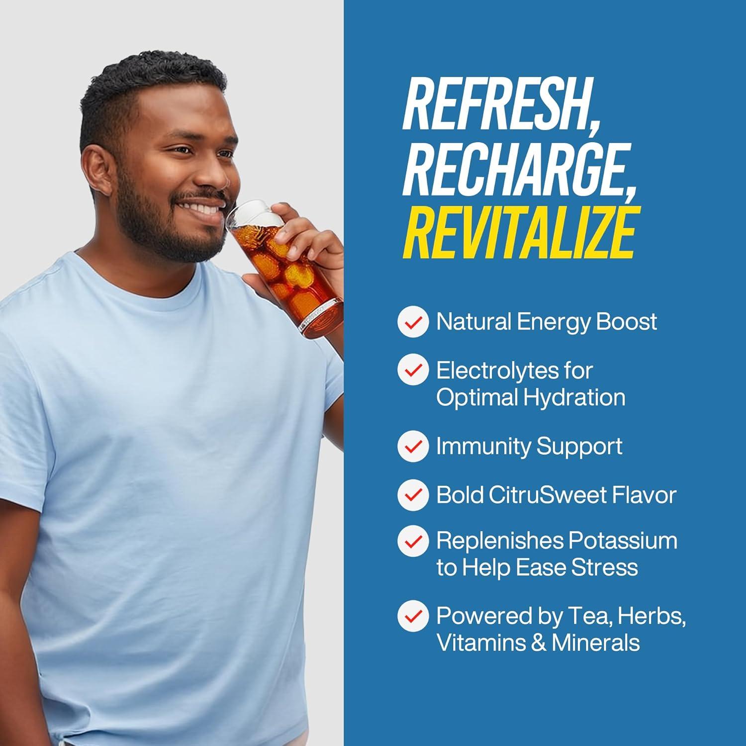 Bebida Energética Natural SPORTea Iced - 7 Bolsitas de Té