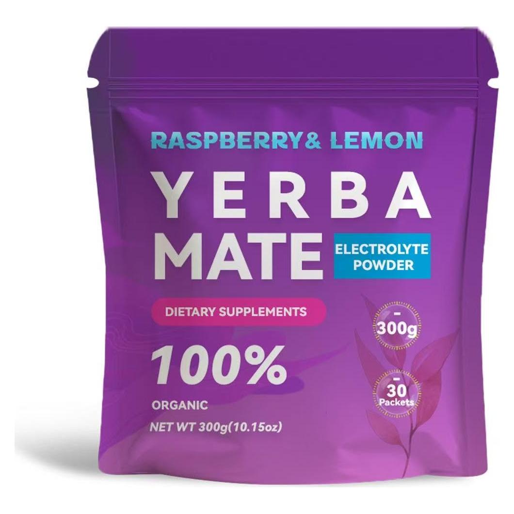 Yerba Mate Instantáneo ZHHOIN JIAKE Sabor Frambuesa Durazno 30 Bolsitas