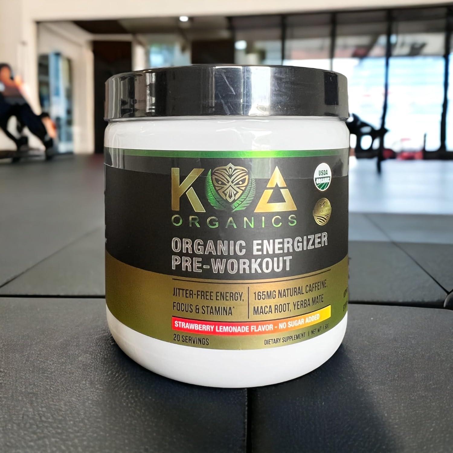 Polvo Pre Entrenamiento Orgánico KOA 150g - Energizante Natural