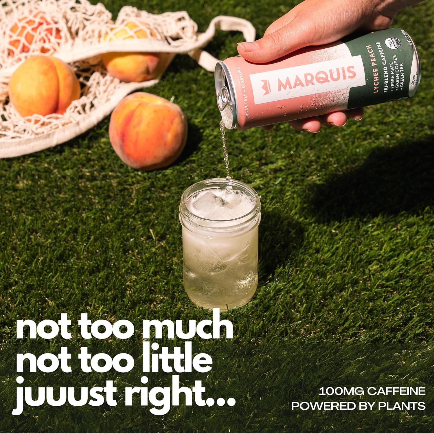 Bebida Energética Natural Marquis Cítricos Yuzu 12 Latas 355ml