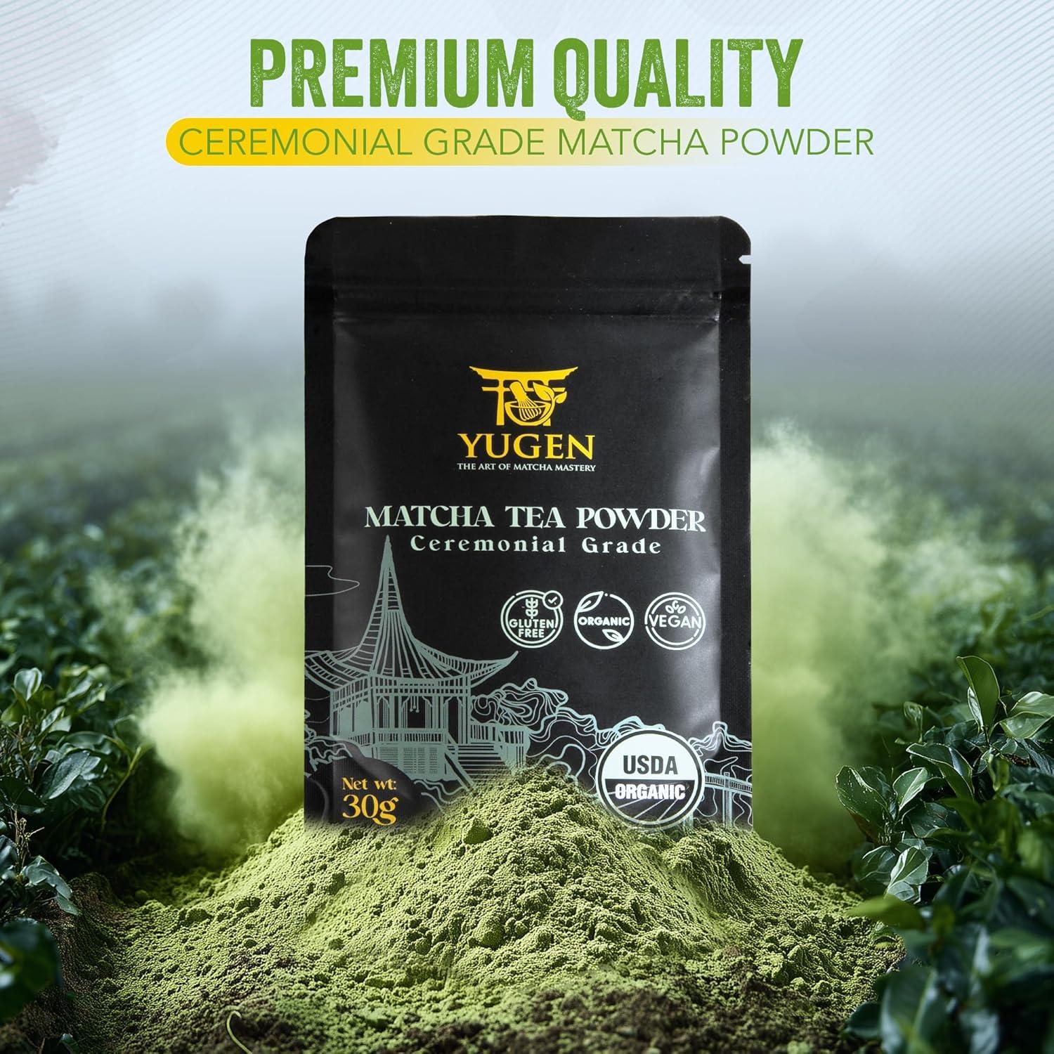 Juego de Batidores de Matcha YUGEN - 7 Piezas con 30g Ceremonial
