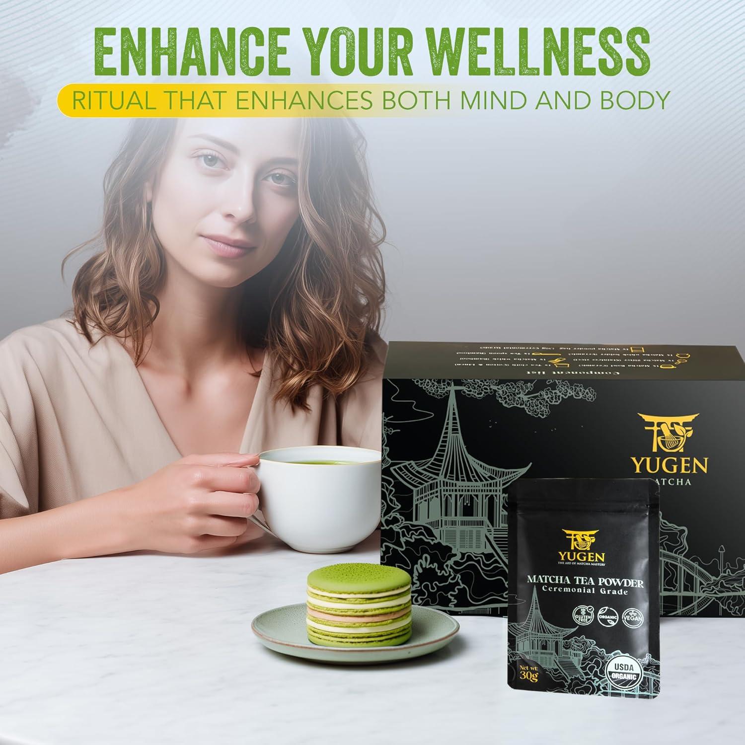 Juego de Batidores de Matcha YUGEN - 7 Piezas con 30g Ceremonial