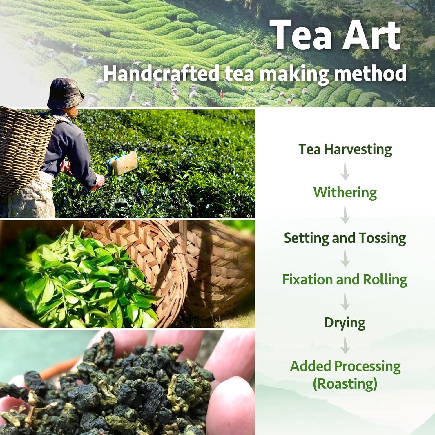 Té Oolong Negro Xin Qing 150g de Taiwán - Suelto y Aromático