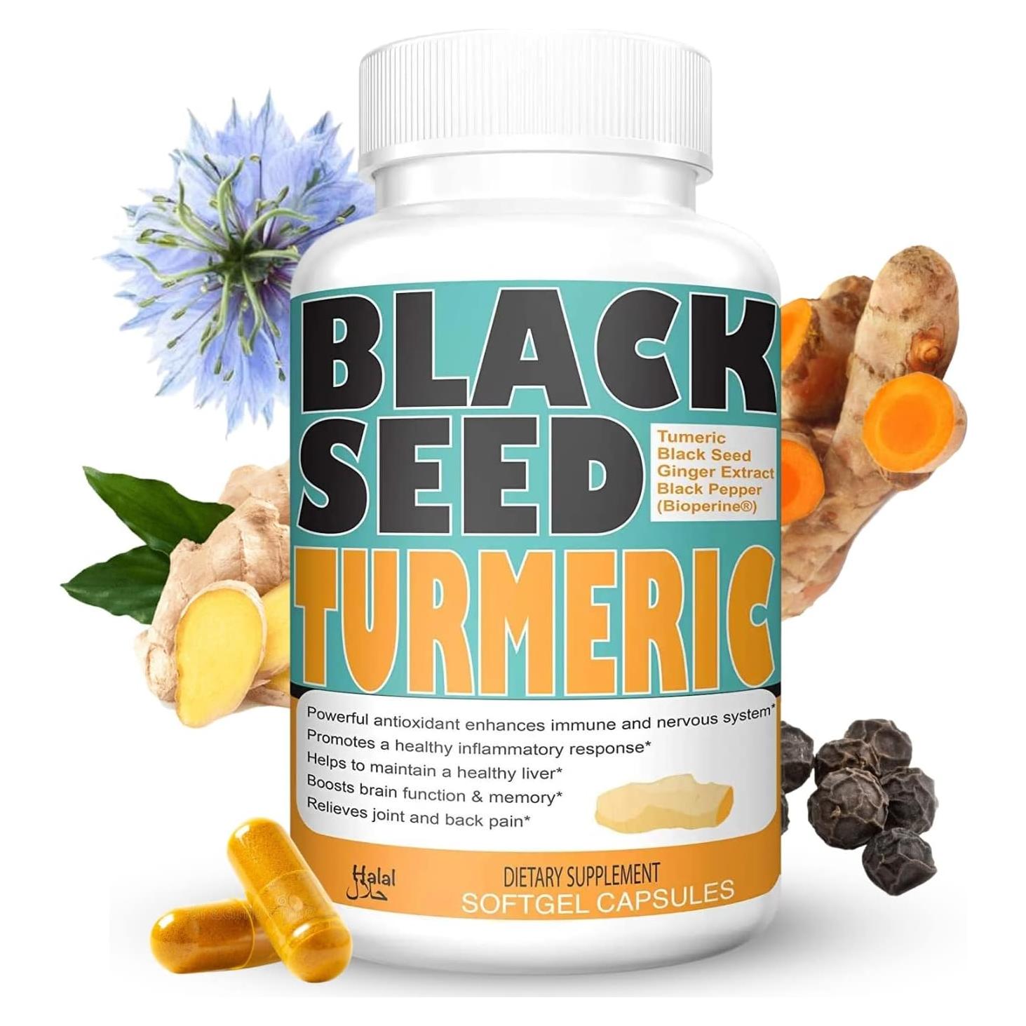 Cápsulas Veganas de Cúrcuma 1350mg Sweet Sunnah