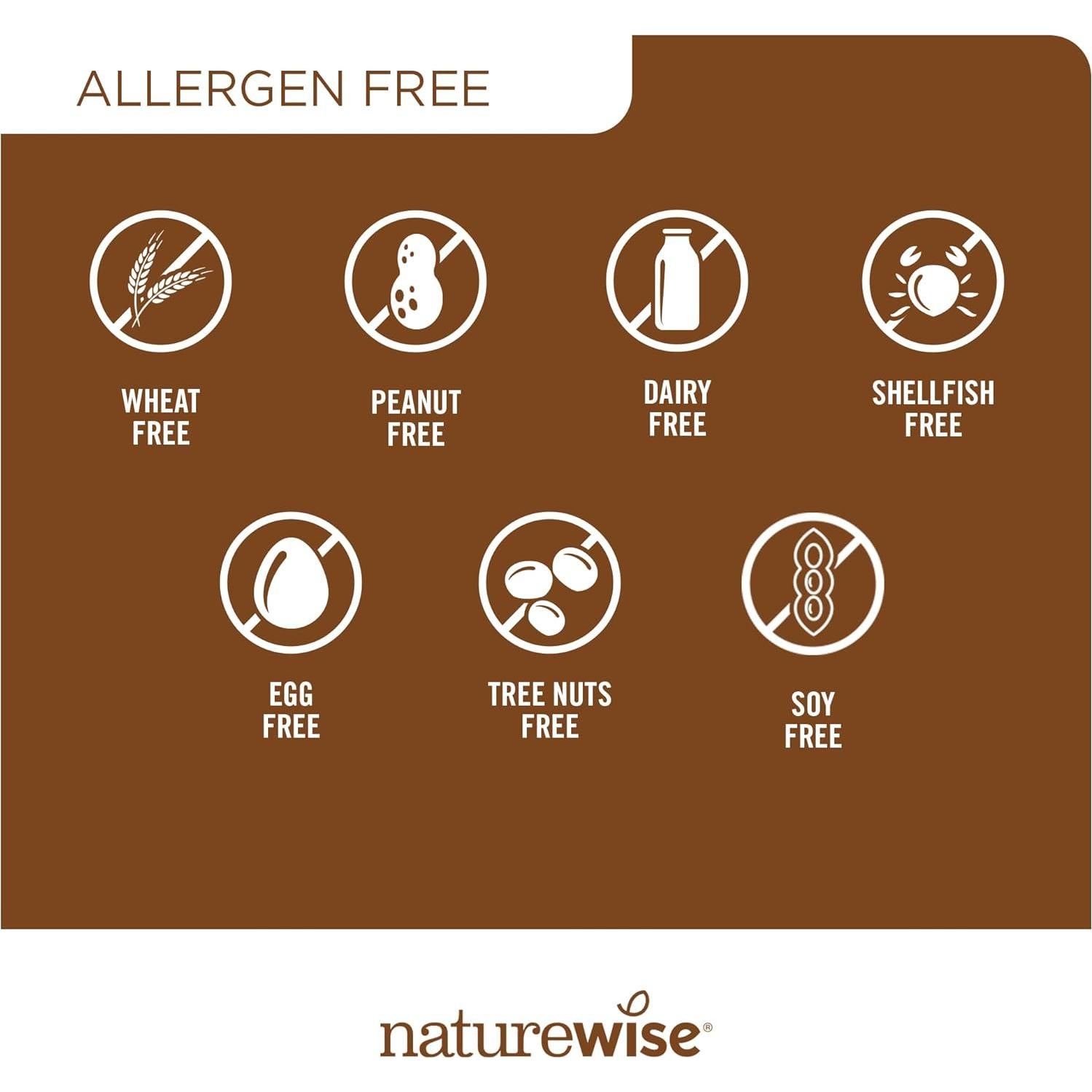 NatureWise Extracto de Té Verde 1000 mg y Ashwagandha 60 Cápsulas