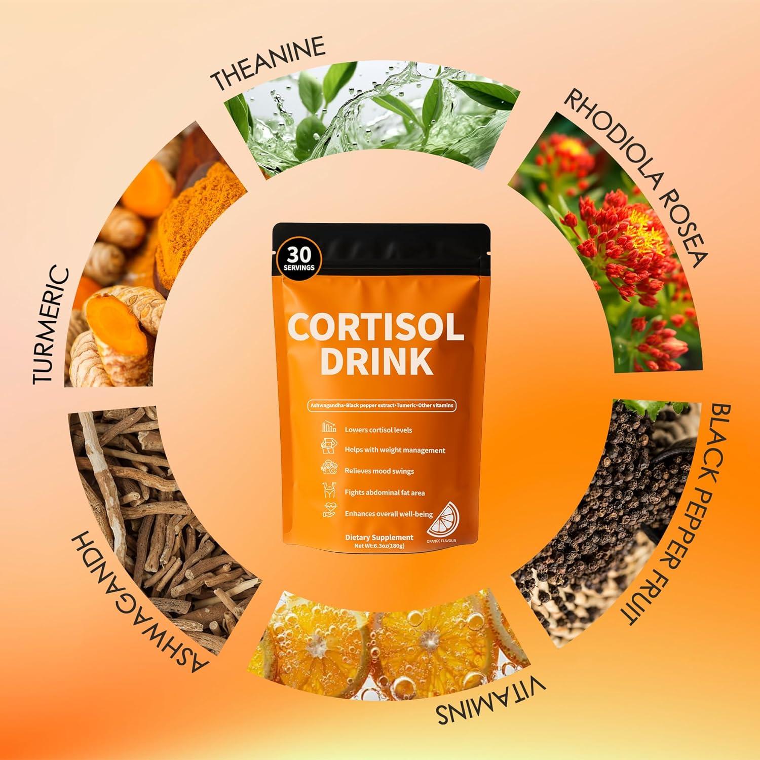 Polvo de Bebida de Cortisol Oviaapo 178.6g - Relajación y Enfoque