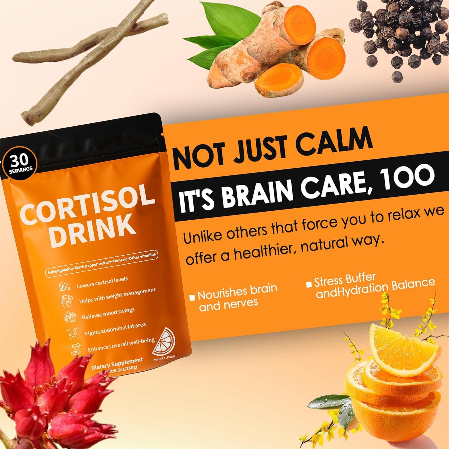 Polvo de Bebida de Cortisol Oviaapo 178.6g - Relajación y Enfoque