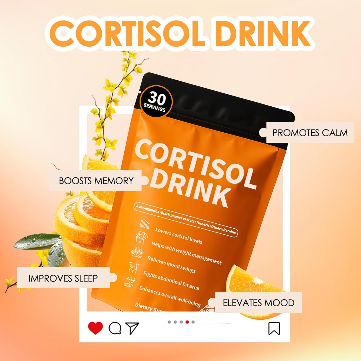 Polvo de Bebida de Cortisol Oviaapo 178.6g - Relajación y Enfoque