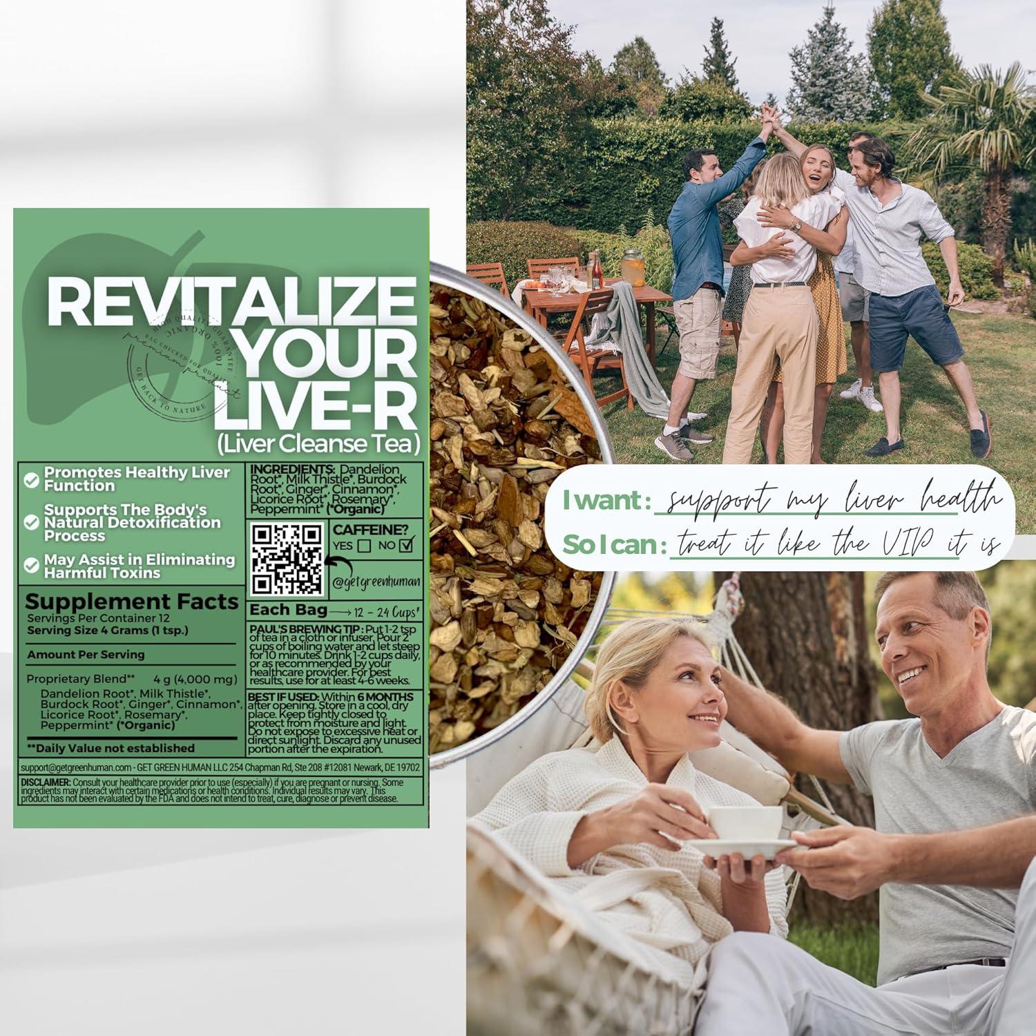 Té Herbal Orgánico a Granel Get Green 57g - Limpieza Hígado