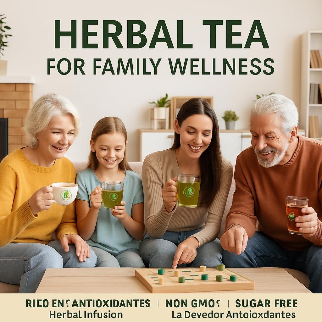 Té Herbal Higassan 24 Bolsitas - Cardo Mariano, Cúrcuma, Diente de León, Boldo y Cuachalalate