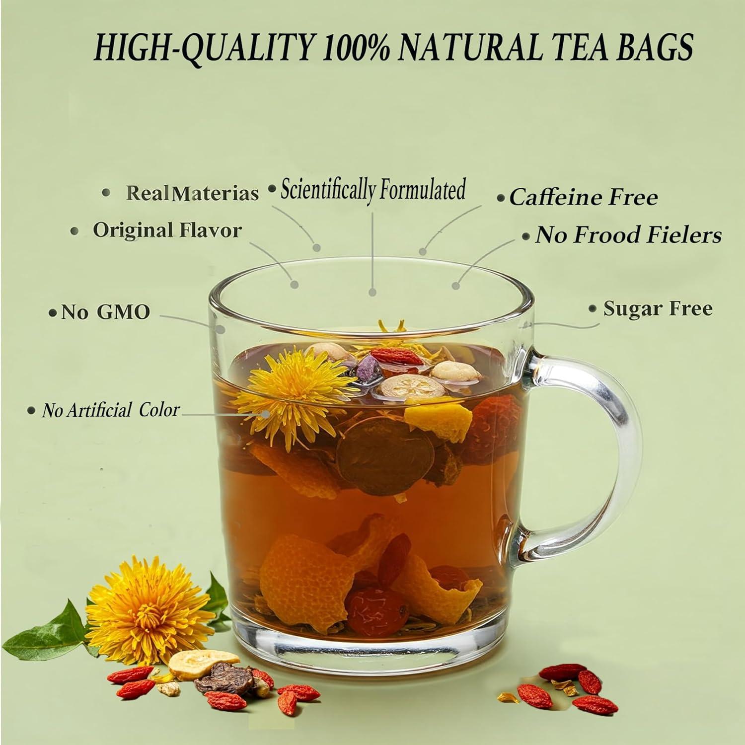 Té Detox Diente de León y Goji VueSparkWo 25 Bolsas 250g