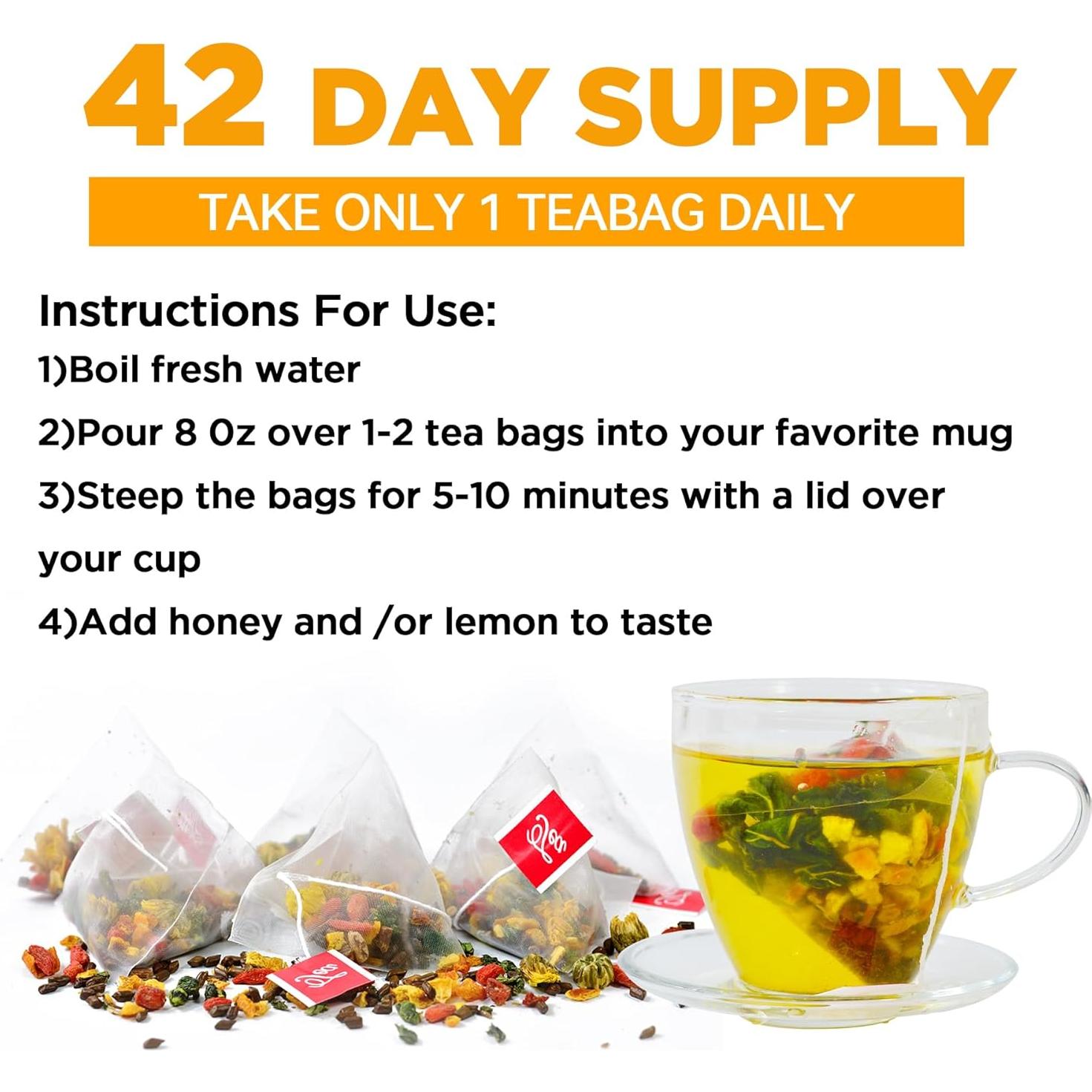 Té Natural Aromlife Cardo Mariano 42 Bolsitas 252g