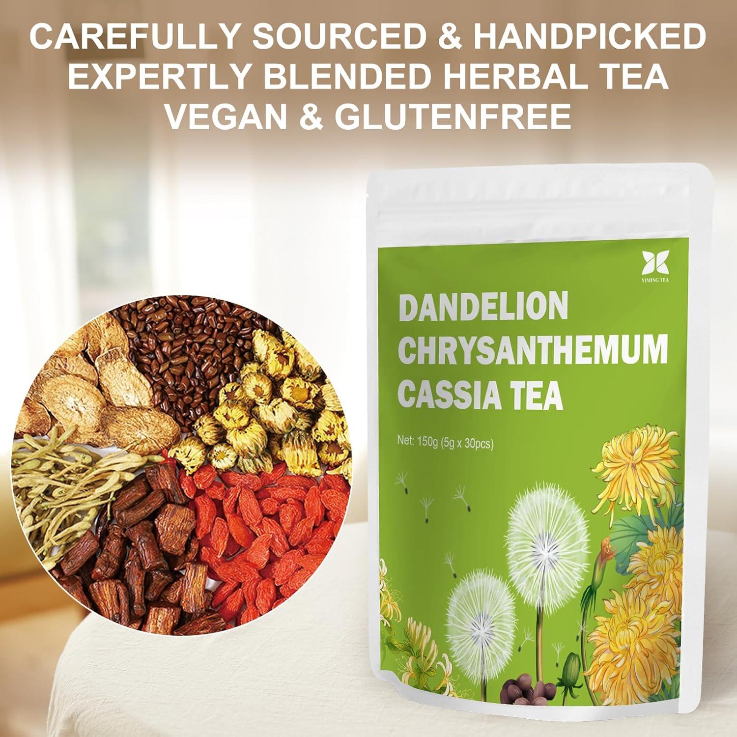 Té de Hierbas Natural Lokwut 30 Bolsas - Diente de León y Crisantemo