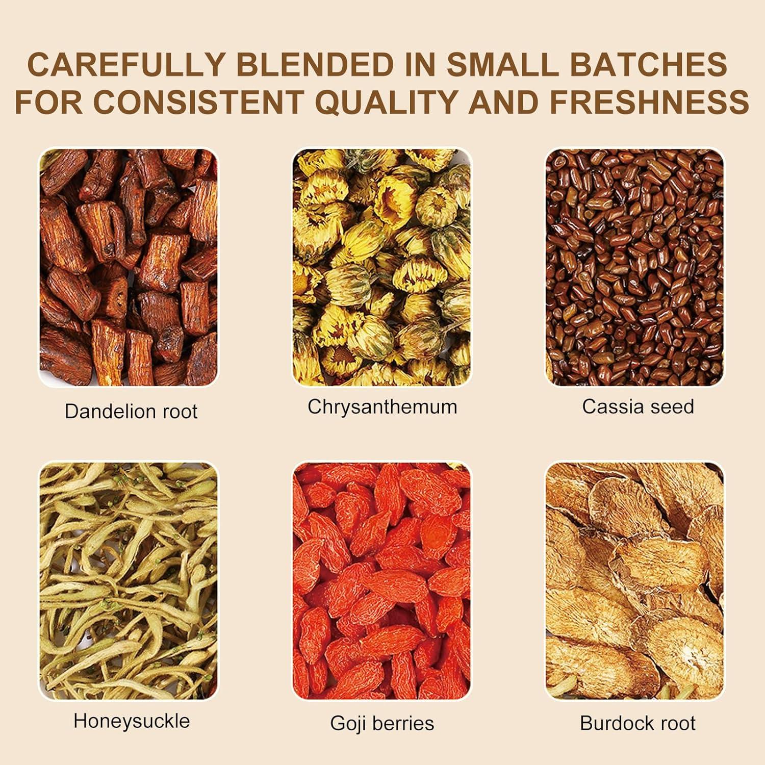 Té de Hierbas Natural Lokwut 30 Bolsas - Diente de León y Crisantemo