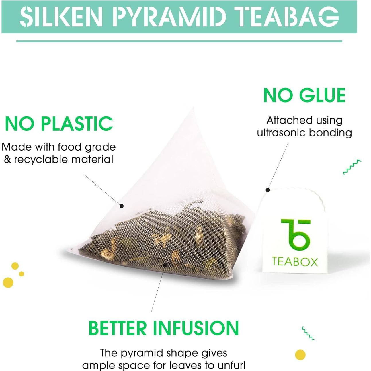 Té Verde Darjeeling Teabox con Raíz de Diente de León - 25 Bolsitas