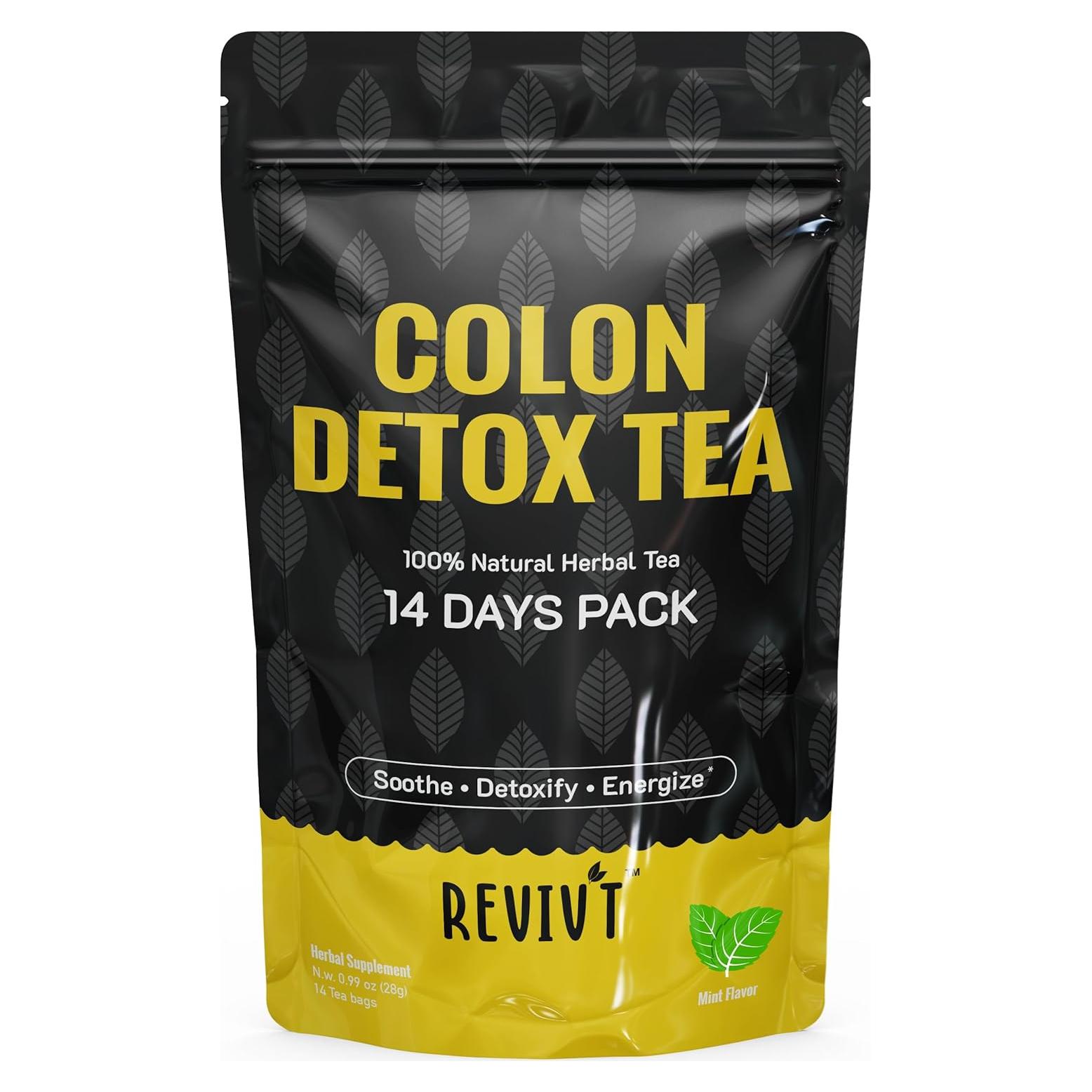Té Detox Colon REVIVT 100% Natural - Limpieza Digestiva 32g