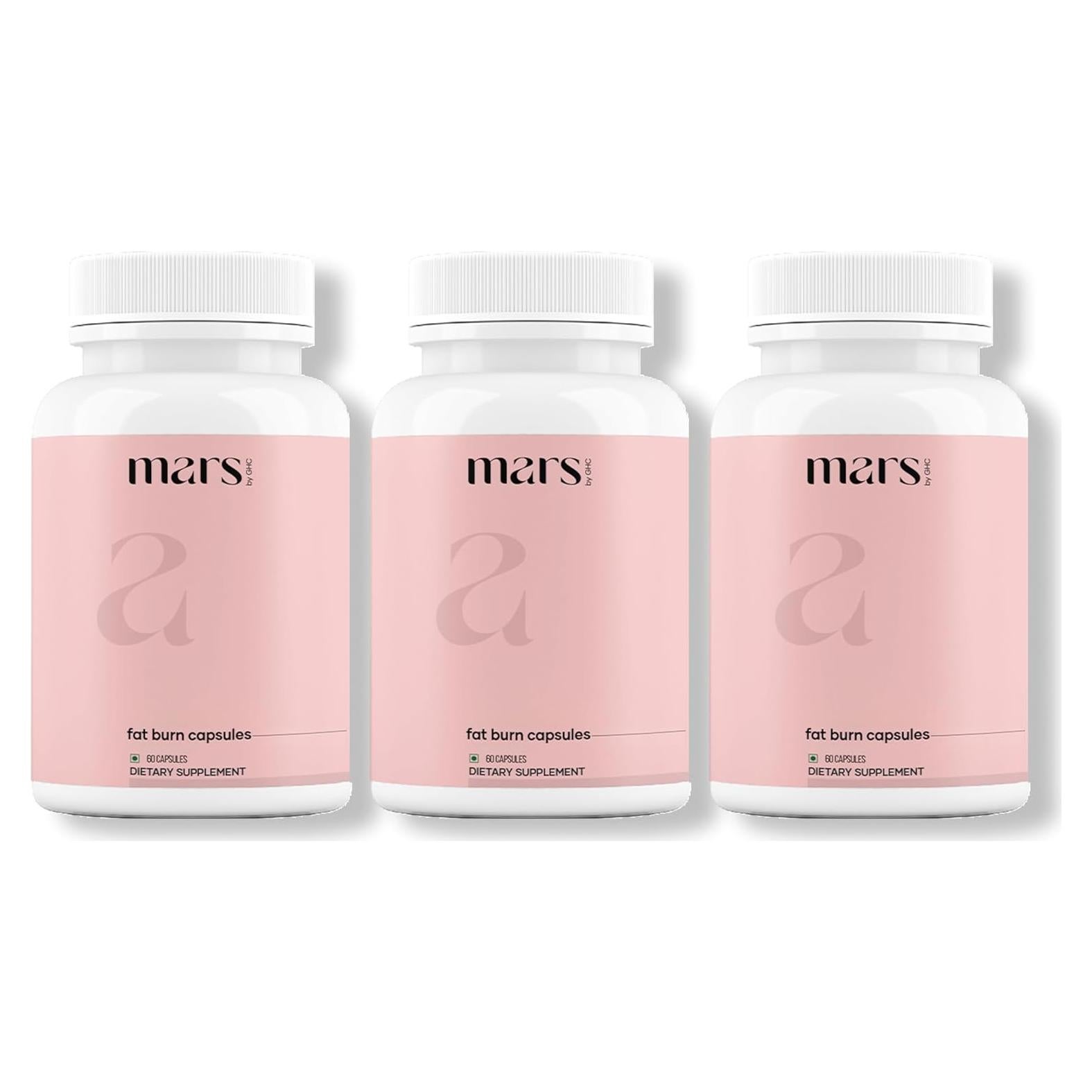 Cápsulas Quemadoras de Grasa Mars - 180 Conteo (Paquete de 3)