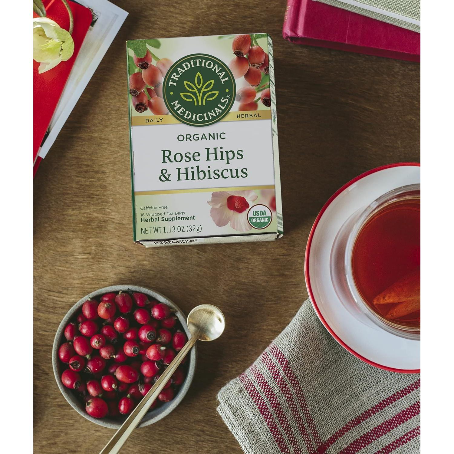 Té de hierbas orgánico Traditional Medicinals 48 bolsas