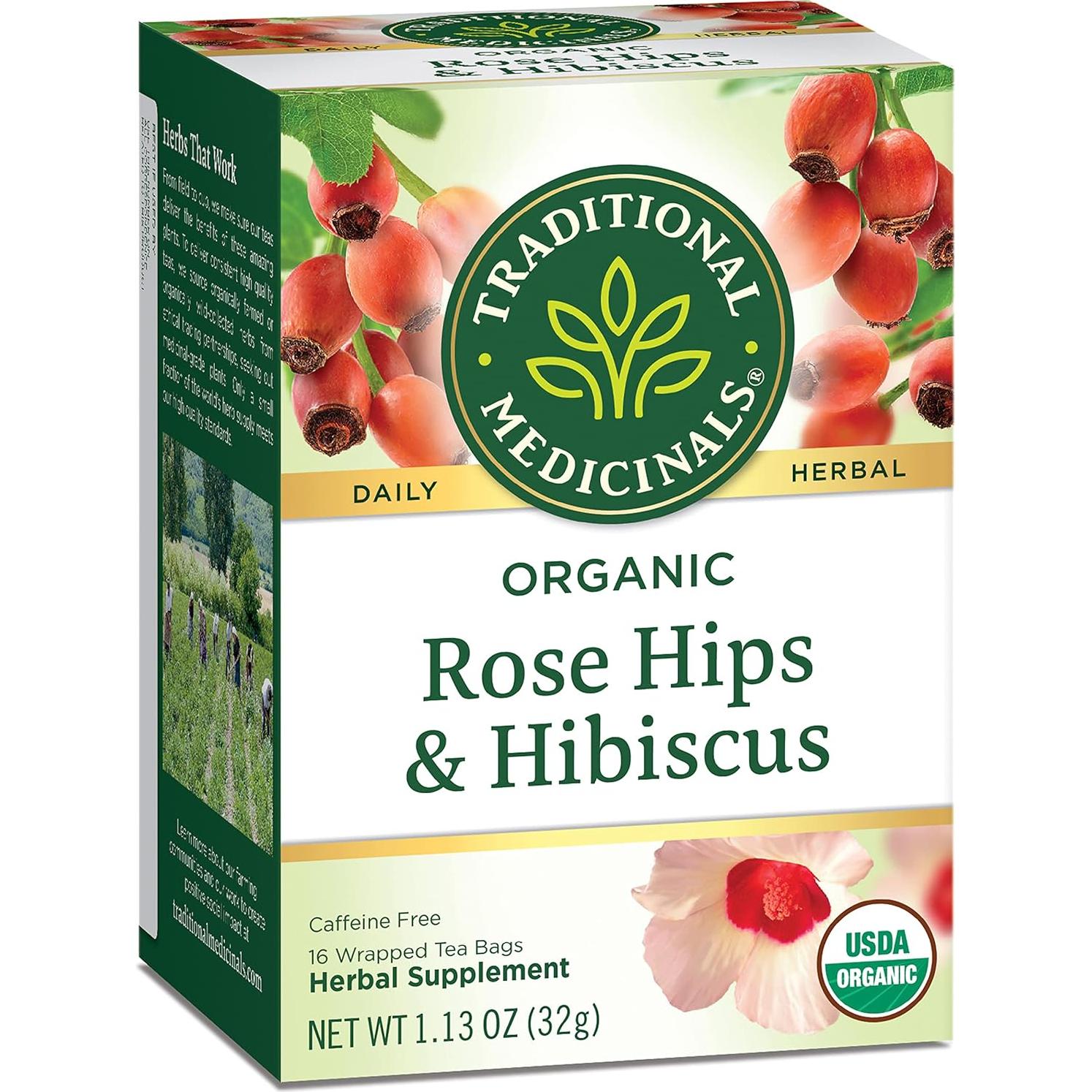 Té de hierbas orgánico Traditional Medicinals 48 bolsas