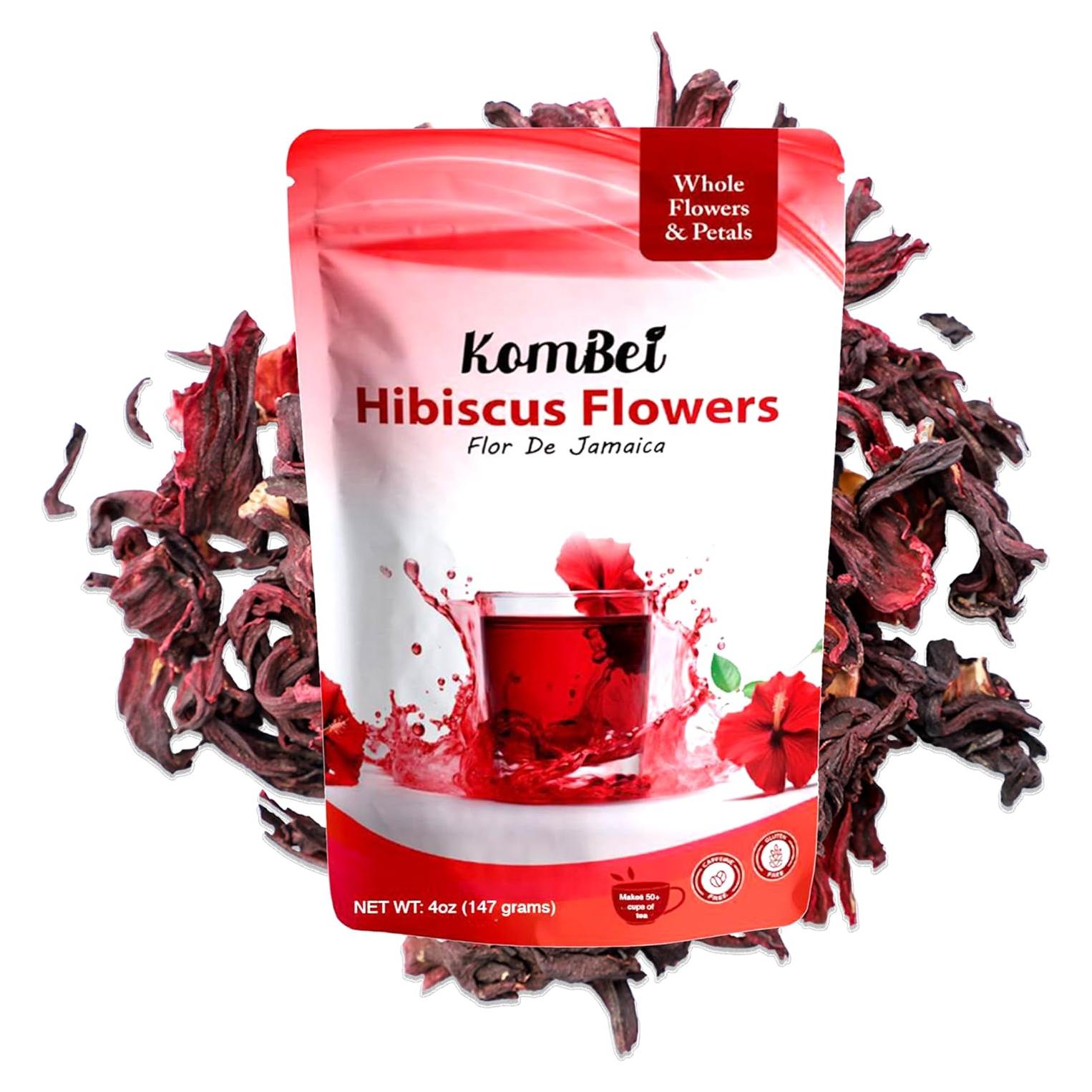 Té de Hibisco KomBei Premium a Granel 227g - Sin Cafeína
