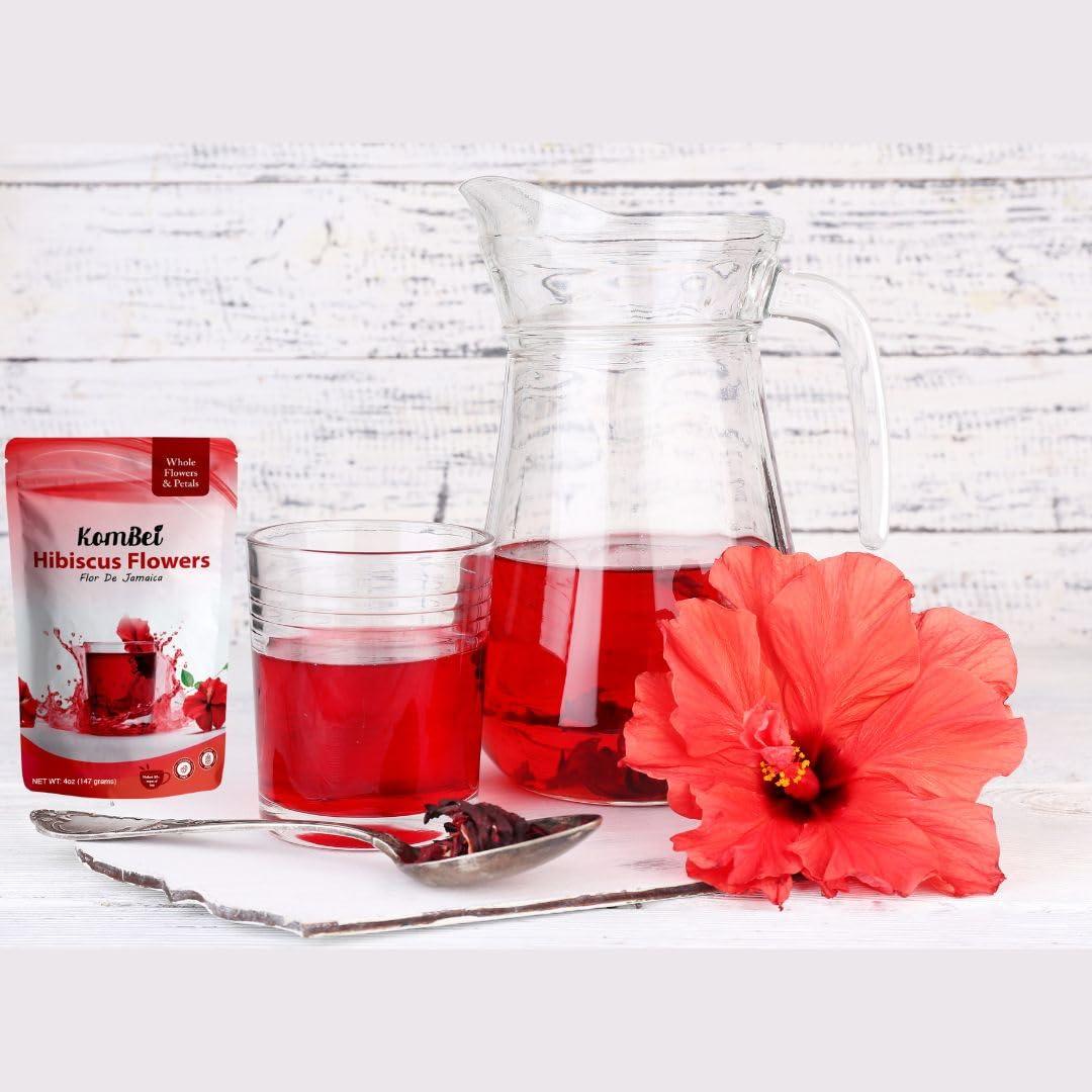 Té de Hibisco KomBei Premium a Granel 227g - Sin Cafeína