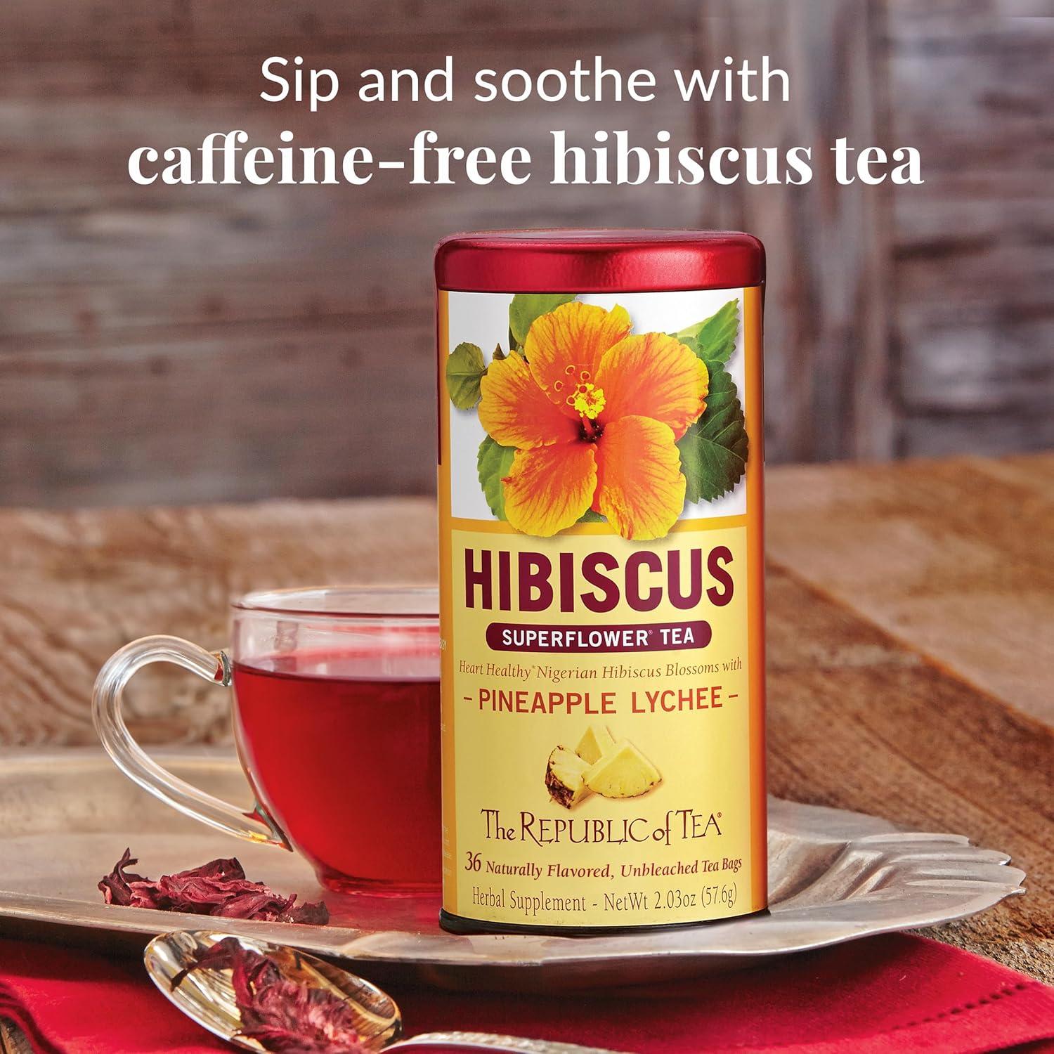 Té de Hibisco La República del Té con Piña y Lichi - 36 Cuentos