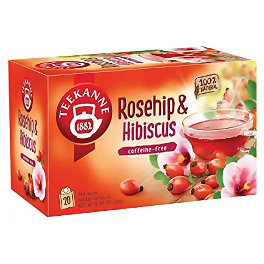 Té de Rosa Mosqueta y Hibisco Teekanne - 20 Bolsitas