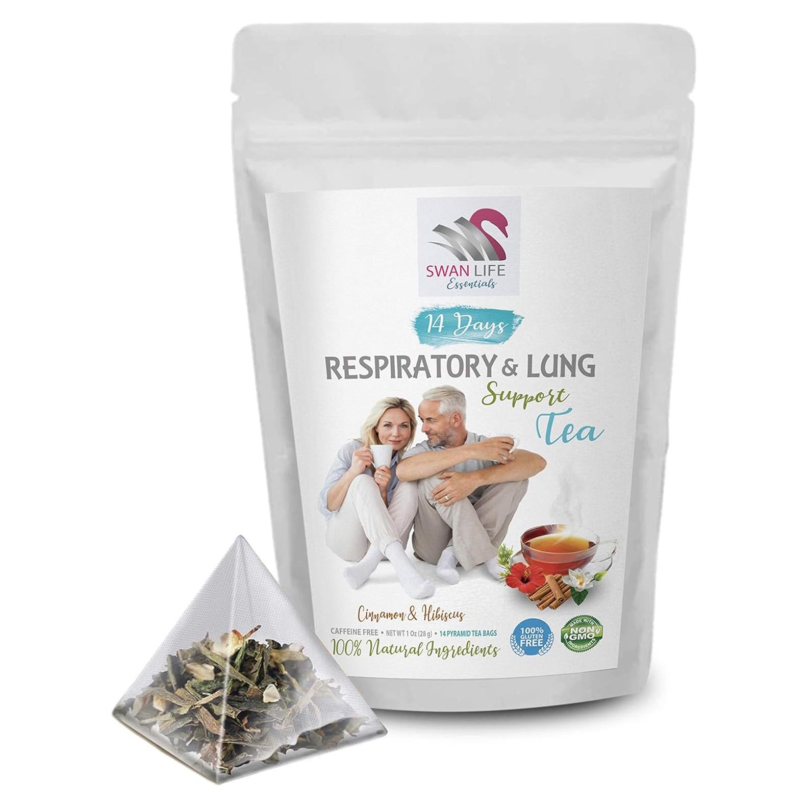 Té Herbal Clear Airways - Apoyo Respiratorio Sin Cafeína - 14 Bolsitas