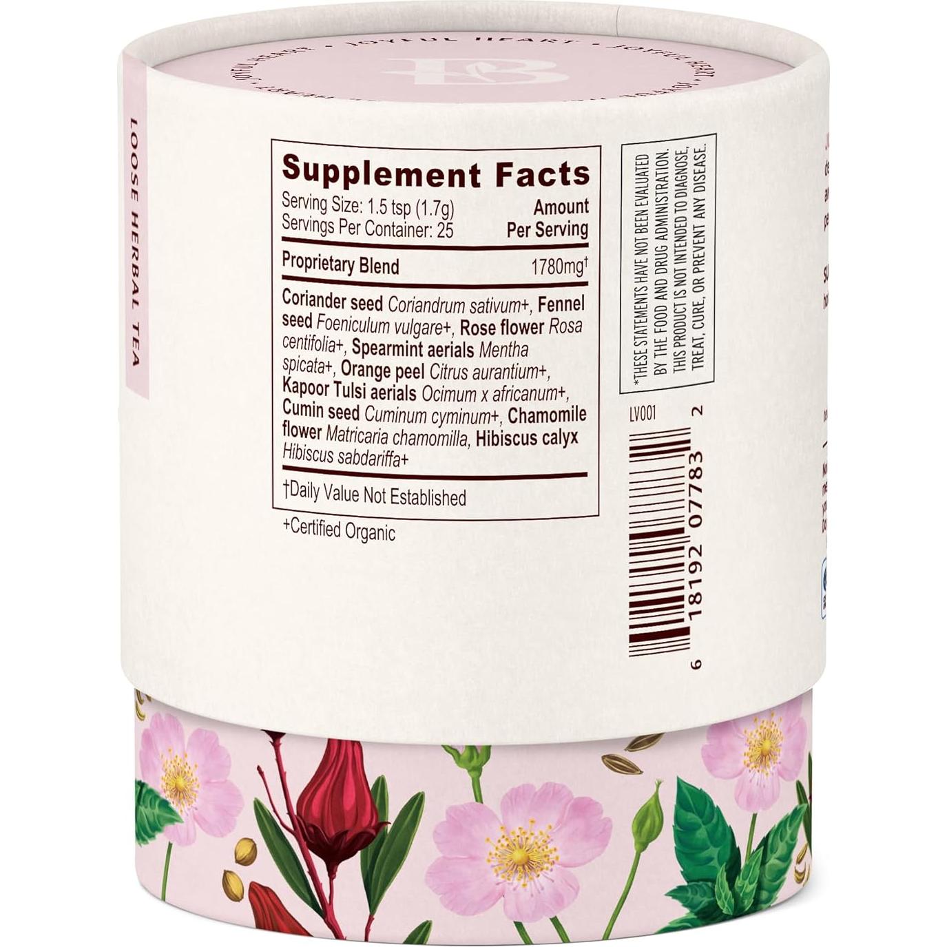 Té de Hierbas Orgánico Joyful Heart Banyan Botanicals 42.52g