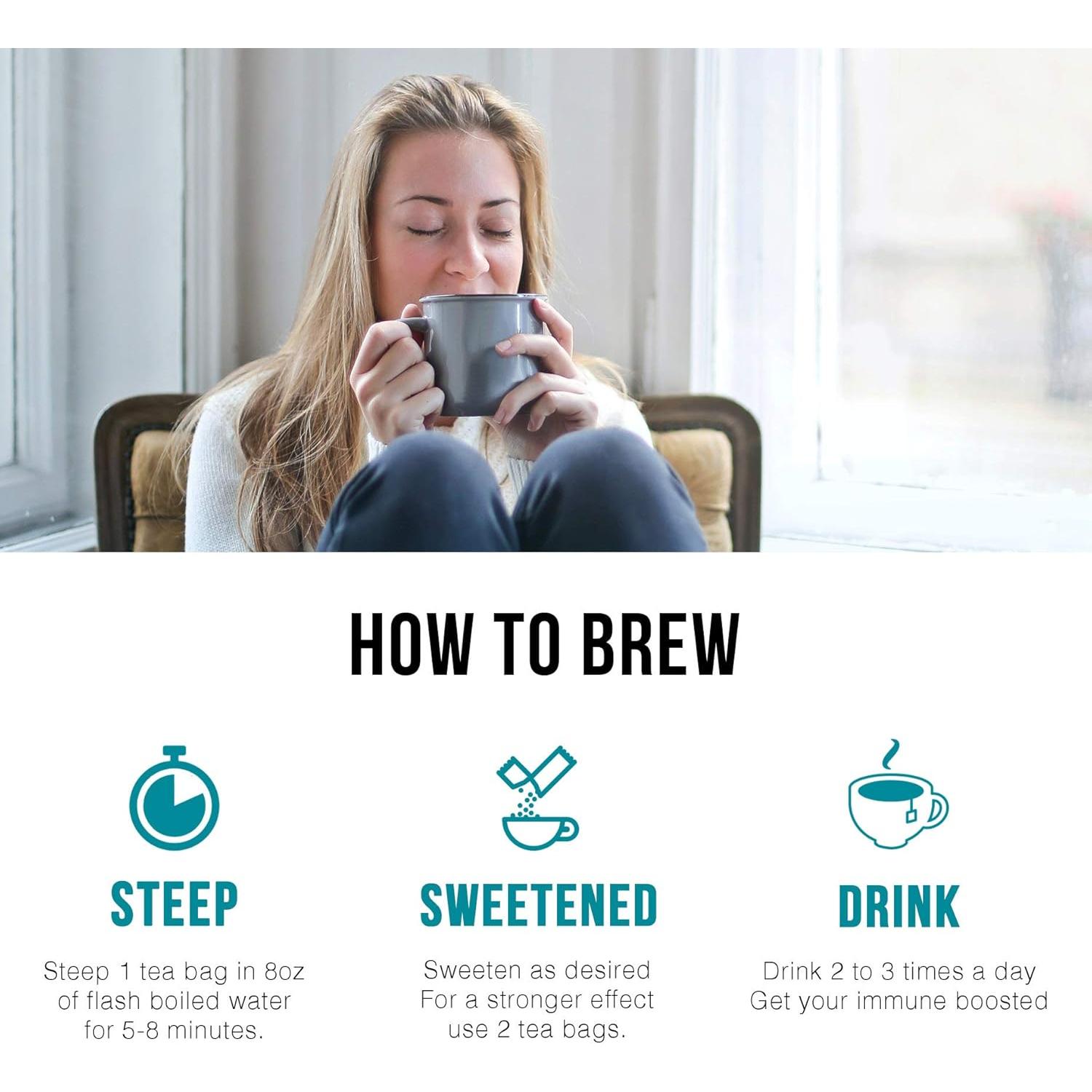 Combo Té y Extracto de Guayaba Orgánico - Soporte Digestivo y Inmunológico