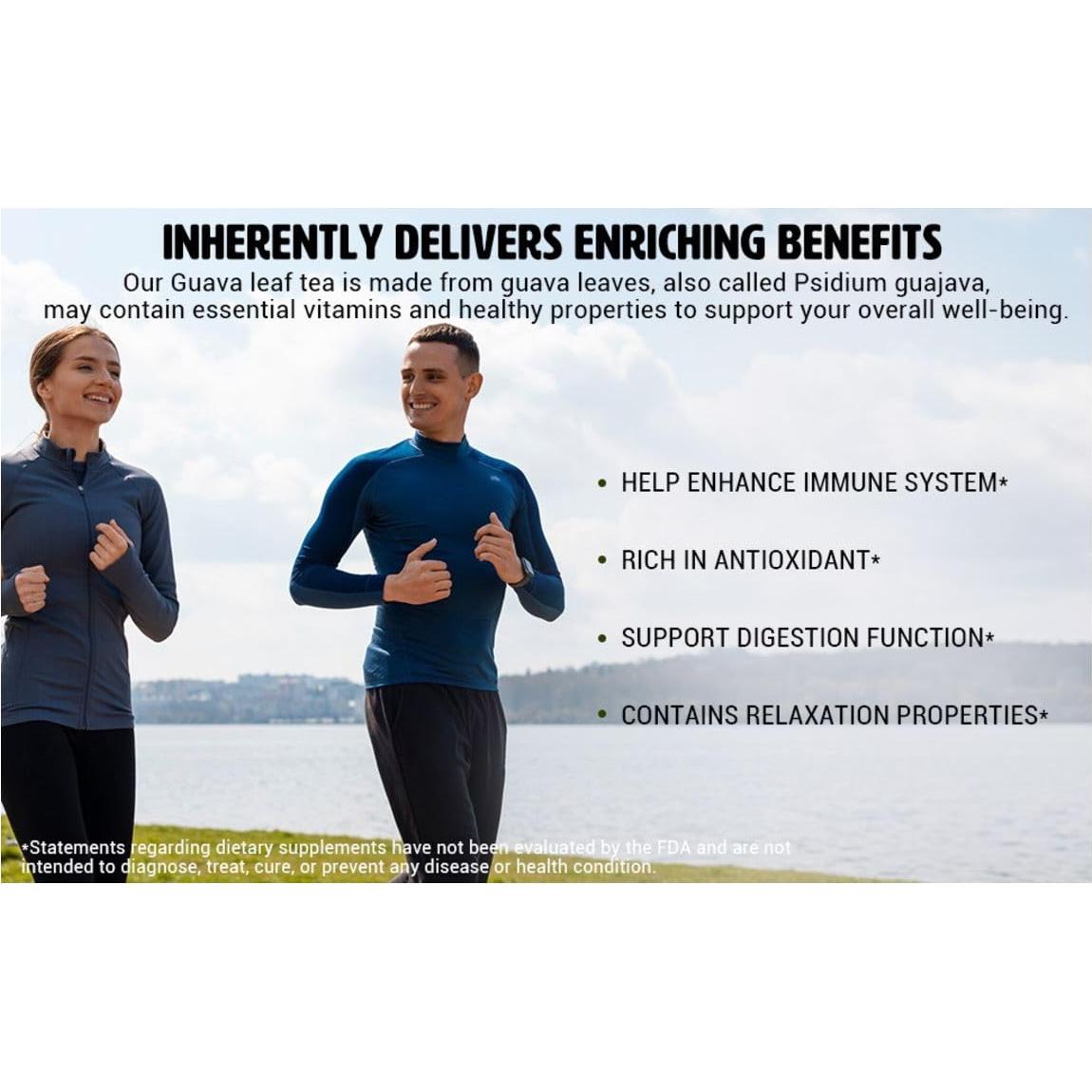 Bolsitas de Té de Guayaba Genius Nature - 30 Unidades Sin Cafeína