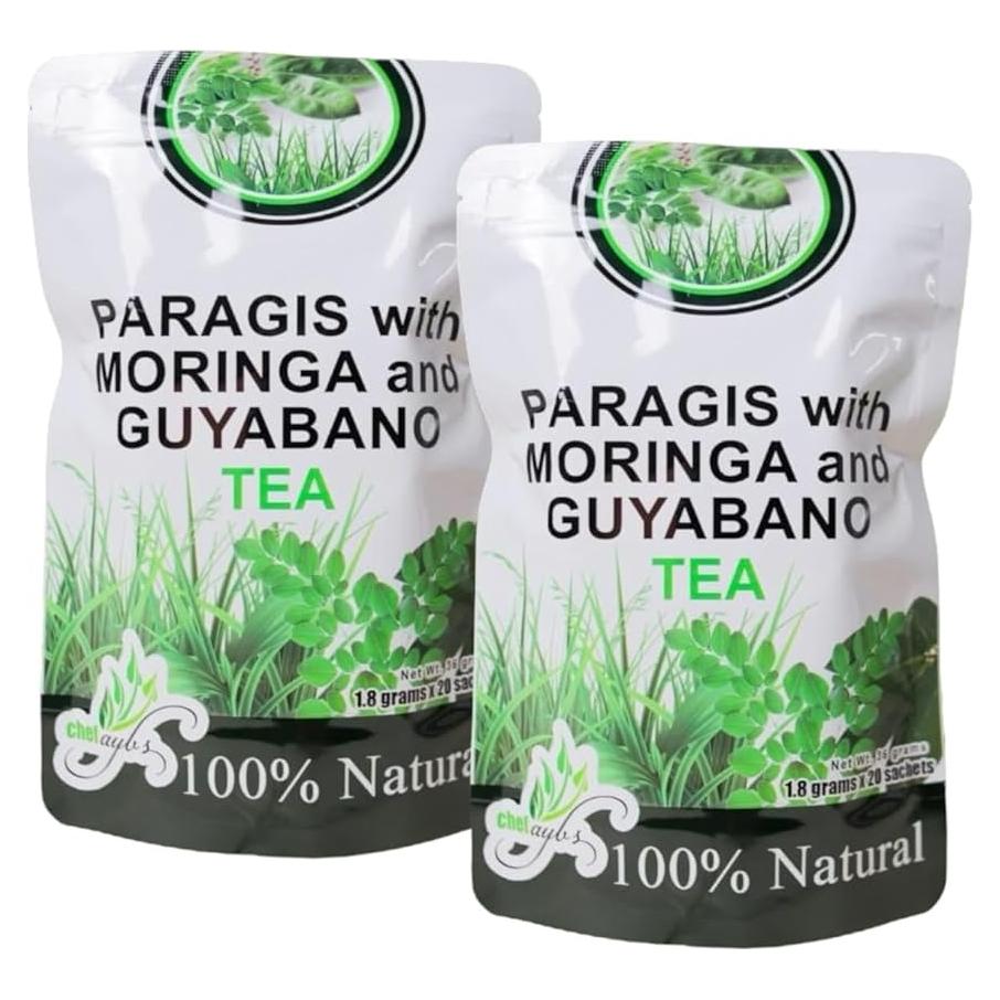 Té Herbal Paragis con Moringa y Guyabano - 20 Bolsitas 1.8g