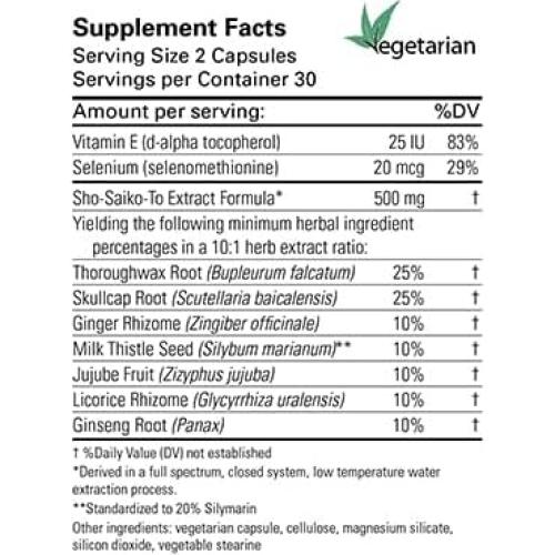 Karuna Sho-Saiko-To 60 Cápsulas Vegetarianas | Suplemento Hepático